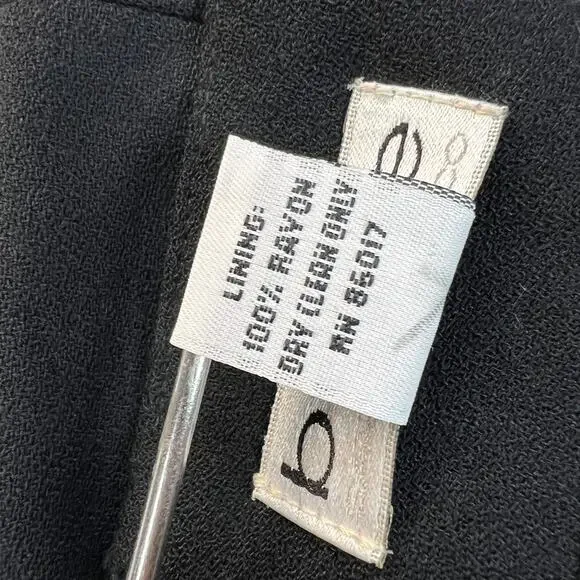 Vintage Bebe Womens 100% Wool Pencil Skirt Midi Y2K Slit Lined Made in USA Sz 4 - Picture 10 of 12